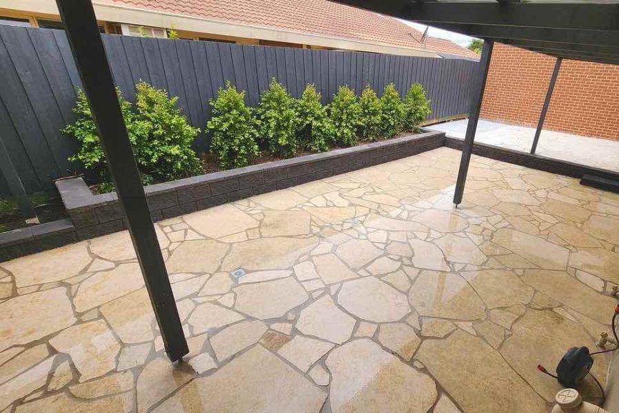 crazy paving in Melbourne